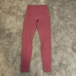 Pink Lululemon Align Leggings